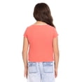 thumbnail image 5 of Strawberry Shortcake Girls Purl Edge Graphic Tee with Short Sleeves, Sizes 4-16, 5 of 7