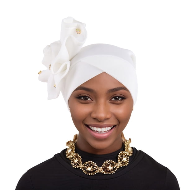 Sombreros de mujer de moda con capas de aire y paneles laterales con flores, sombrero indio para mujer