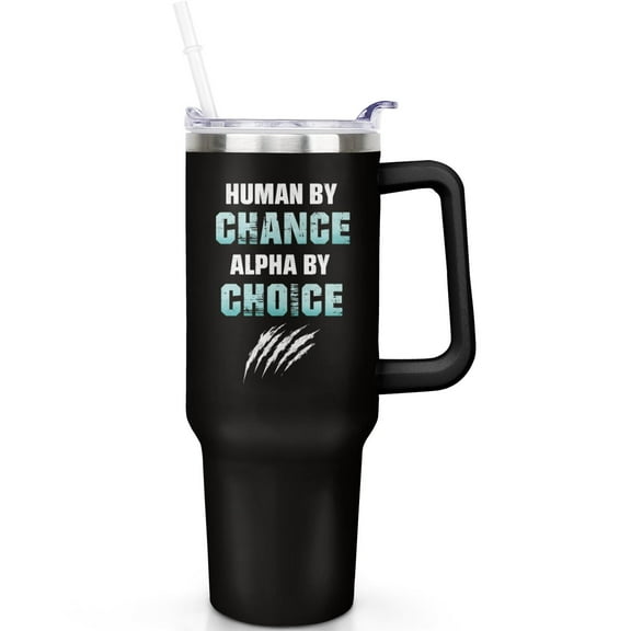 1pc Male Friends 40oz Tumbler with Straw & Handle - Insulated Stainless Steel Cup | Holiday Gift for Man Women (Christmas, Valentine's, Birthday)