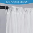 thumbnail image 3 of EcoNesxp Rideaux Voilages Intérieur Extérieur Largeur 108 Pouces Porche Patio Gazebo Balcon Demi-Voilages, 3 of 5