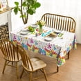 thumbnail image 2 of Birthday Rectangular Tablecloth 60×120 Inch, Happy Birthday Balloon Washable Table Cover for Party Picnic Dinner Decor, 2 of 6