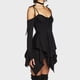 thumbnail image 4 of Vestido Cami Mini Vestido Mujer Hotsweet Una Línea Halter Vestido Fiesta Clubwear Ygjytge Negro T M para Mujer, 4 of 5