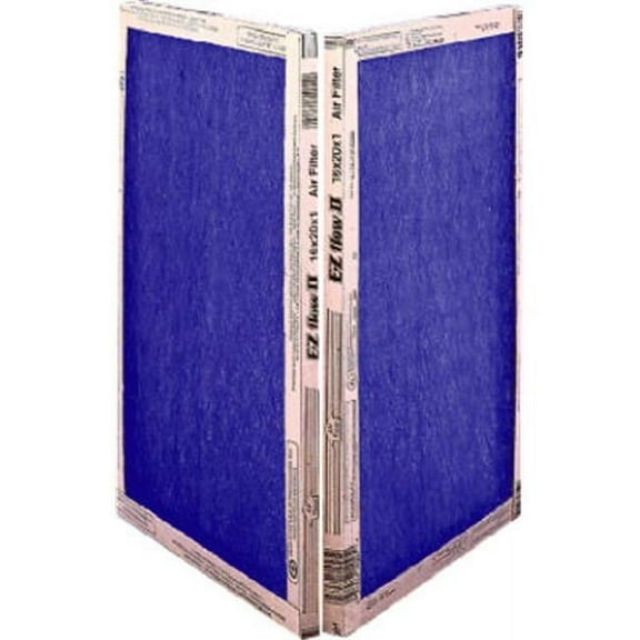Flanders 10055.011212 12 x 12 x 1 in. EZ Flow II Spun Fiberglass Disposable Furnace Filter - Pack Of 12