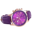 thumbnail image 1 of Reloj de cuarzo para mujer, relojes de moda para mujer, correa de cuero, reloj de cuarzo de acero inoxidable, reloj con puntero, reloj de cuarzo, 1 of 3