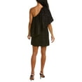 thumbnail image 2 of Zac Posen Womens One-Shoulder Dress, 4, Black, 2 of 3
