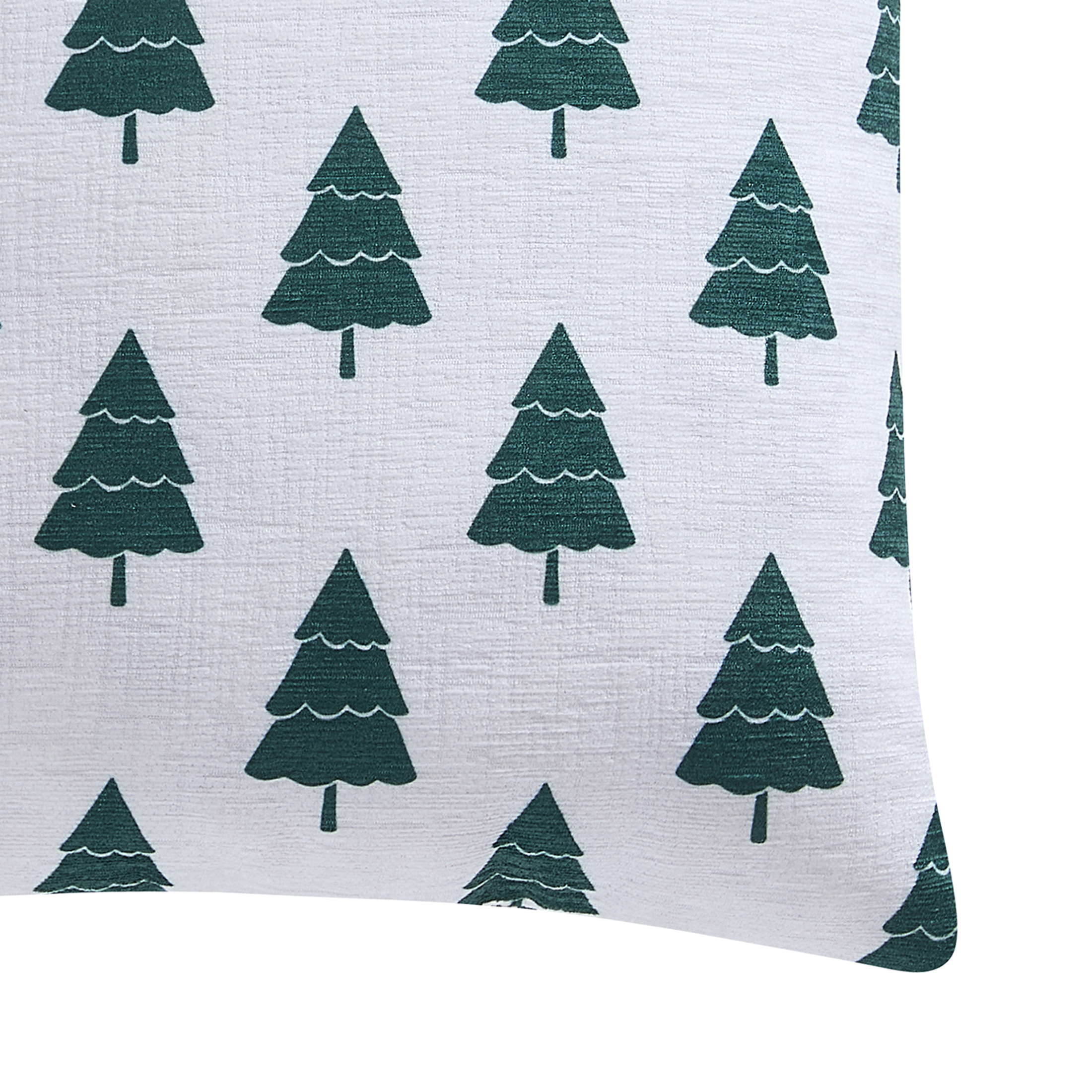 Mainstays 18" x 18" Green Trees Chenille Decorative Pillows (2 Count)