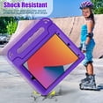 thumbnail image 6 of AVAWO Kids Case for iPad 9th 8th 7th Generation 10.2 inch 2021/2020/2019, with Screen Protector Light Weight ShockProof Handle Stand Case for iPad 9/8/7 Gen 10.2"-Purple, 6 of 9