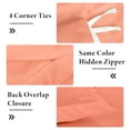 thumbnail image 6 of ROYALE LINENS Coral Duvet Cover King Size - Soft King Duvet Cover Set - 3 Piece Double Brushed King Duvet Covers with Zipper Closure, 1 King Duvet Cover 104x90 inches and 2 Pillow Shams (King, Coral), 6 of 8