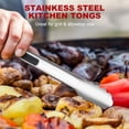 thumbnail image 2 of Stainless Steel Kitchen Tongs Set Metal Food Tongs, 2 of 7