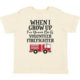 thumbnail image 3 of Inktastic Firefighter Volunteer Fireman Boys Toddler T-Shirt, 3 of 5