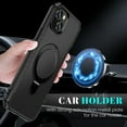 thumbnail image 3 of for iPhone 15 Plus Case, Compatible with Magsafe [Support Wireless Charging], with Magnetic Ring Kickstand Matte Slim Anti-Slip Phone Case Cover for iPhone 15 Plus, Black, 3 of 7