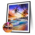 thumbnail image 3 of Cuadros Decorativos Kit de pintura de diamantes 5D olas playa taladro redondo completo manualidades DIY imagen de mosaico JShteea Nuevos Originales, 3 of 9