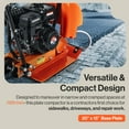 thumbnail image 7 of SuperHandy Steel Tamper Machine, Power Plate Compactor, 7HP, 4200lbs Impact, 5500VPM, 20 x 15 in Base with Integrated Water Storage, 7 of 7