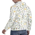 thumbnail image 6 of Sigee Watercolor Wildflower 2 for Men's Pullover Hoodie Sweatshirts Adult Casual Long Sleeve Sweatshirts ,Sizes S-4XL-Small, 6 of 7