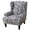 Gray, variant on CJC Wingback Chair Cover, 2 Piece Wing Chair Slipcovers, Stretch Armchair Sofa Covers, Orchid