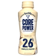 Core Power Protein Shake with 26g Protein by fairlife Milk, Vanilla, 14 fl oz