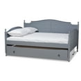 thumbnail image 6 of Baxton Studio Mara Classic Engineered Wood Daybed, Full, Grey, 6 of 11