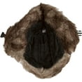 thumbnail image 2 of Sakkas Morgan Unisex Faux Fur Trooper Hat - Black - One Size, 2 of 2