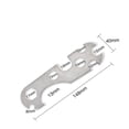 thumbnail image 2 of Llave de Multiusos Herramienta de Reparación de material acero Galvanizado Sharpla Llave hexagonal para bicicleta, 2 of 8