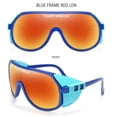 thumbnail image 1 of Gafas de sol de Ciclismo de marca para hombre y mujer, lentes de estilo Punk Vintage, geniales tonos de piloto, UV400, deportivas para bicicleta de montaña, sin funda qiuyongming unisex, 1 of 2