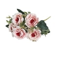 thumbnail image 2 of Artificial Rose Bouquet, Artificial Plants, Fake Flowers, Space-Saving Design, Appearance, Fabric Material, Home Decor, Office Tabletop, Wedding, Landscaping, 28cm, 2 of 6