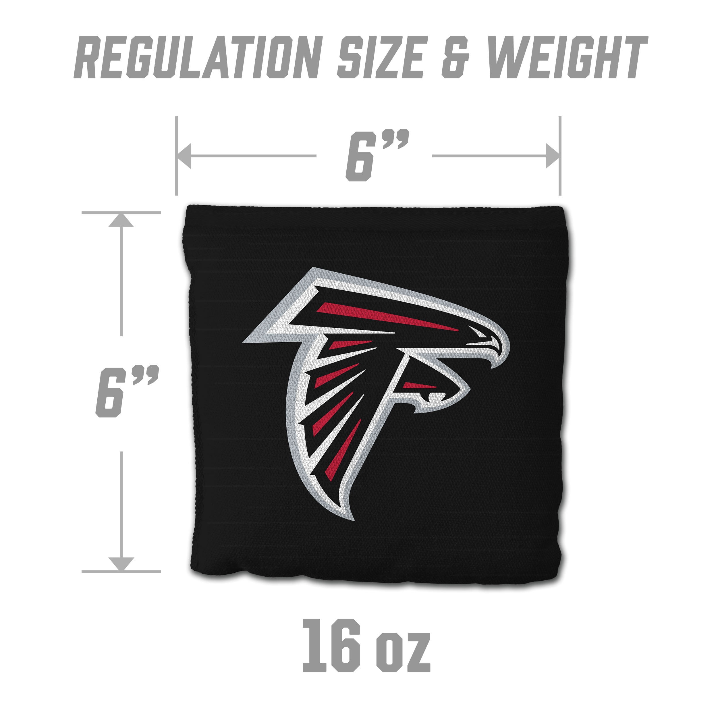 Atlanta Falcons 8pk Licensed Cornhole Bags