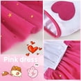 thumbnail image 6 of HQREA Dog Tutu Princess Dress Cute Summer Heart Printed Lace Puppy Skirt Pet Apparel Dog Dress, 6 of 6