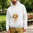 thumbnail image 6 of Harcomeey Men Hooded Sweatshirt With Big Pockets Oversized Pullover Walking Outdoor Comfort Street, 6 of 8