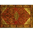 thumbnail image 1 of Ahgly Company Machine Washable Indoor Rectangle Persian Yellow Traditional Area Rugs, 8' x 12', 1 of 4