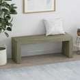 thumbnail image 2 of GDF Studio Anillo Rustic Acacia Wood Dining Bench, Light Gray Oak, 2 of 11