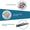 thumbnail image 4 of Set de bloques de construcción Geniteen Aircraft Carrier 1300 piezas, 4 of 8