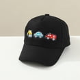 thumbnail image 5 of CAUYDY Trucks Hats for Kid Boy 5T 6T 7T Adjustable Embroidered Cotton Toddler 2T 3T 4T Baby Boy Baseball Cap (Sizes 3-8 Years,P05-Black), 5 of 7