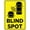 Warning Sign 1, variant on Blind Spot 8"x12" Warning Metal Sign, Vintage Wall Decor, Home Farm Bar Coffee Shop Club Decoration, Vehicle Sign