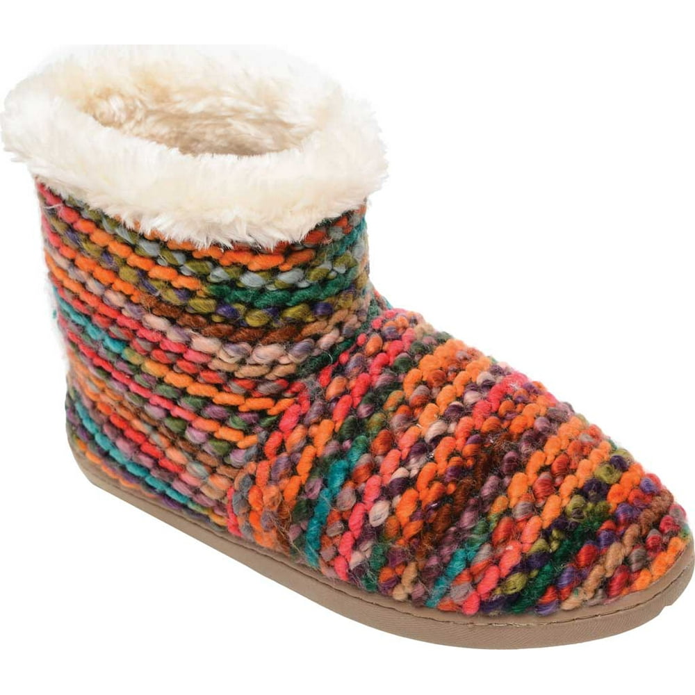 minnetonka suede bootie slipper