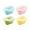 Colorful, variant on Eoozwa 4PCS Baby Food Containers Silicone Baby Food Storage Containers for Infants and Toddlers Baby Food Jars Silicone Baby Food Container Freezer Safe Reusable Baby Food Containers with Lids