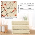 thumbnail image 6 of Yayeee 6 Pack Kitchen Dish Cloths for Washing Dishes Soft Absorbent Microfiber Towels, Red Floral Pattern, 6 of 9