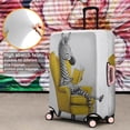 thumbnail image 4 of Stretch Luggage Cover XL(29-32in)– Elastic Travel Suitcase Protector with Handle Openings & Bottom Closure, Washable Polyester Spandex Cover for 18"-32" Suitcases, S/M/L/XL Size, 4 of 6