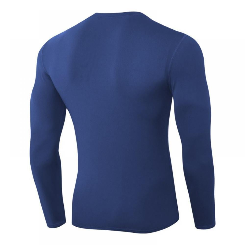 Details about   Men's Compression Base Layer Shirt Tops Long Sleeve Sports Gym Athletic T-Shirts 