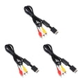 thumbnail image 3 of Sidaley 1.8M AV to RCA Audio Cable Triple Thick Controllers Wire Composite Line Copper PS2 Easy Ultra Leads Installment for TV Type1 NO1, 3 of 6