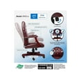 thumbnail image 3 of Boss Office Products Traditional High Back Faux Leather Tufted Executive Chair in Oxblood, 3 of 8