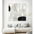 thumbnail image 3 of Giant Art 84x84 Falling Stones Fine Art Giant Canvas Print in White, 3 of 3