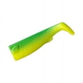 thumbnail image 3 of R & R Tackle 3" Dark Silver and Pearl White SlideBait Tail 4pk, 3 of 5
