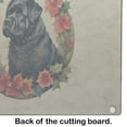 thumbnail image 5 of Bouvier des Flandres Christmas Flowers Glass Cutting Board 12 in x 15 in, 5 of 5