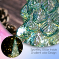 thumbnail image 6 of Glass Christmas Tree Xmas Trees Decorations Table TopCenterpiece Mantel Window Home Decor, 6 of 6