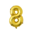 thumbnail image 5 of Matsuzay Globo decorativo de papel de aluminio con número de 32 pulgadas, cumpleaños para niños y adultos Oro ocho 2piezas Matsuzay CBP151341, 5 of 5