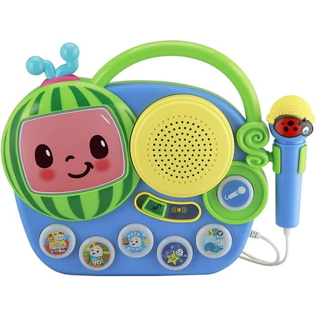 eKids Cocomelon Singalong Boombox with Microphone