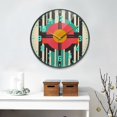 thumbnail image 2 of Yayeee Wall Clock Battery Operated 11.9" Silent Non-Ticking for Living Room, Geometric Circle, 2 of 8