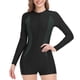 thumbnail image 2 of Traje de baño de manga larga, traje de baño de mujer de manga larga traje de baño de manga larga traje de surf de mujer creado magistralmente, 2 of 5