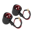 thumbnail image 1 of harper 2 Pcs Feux de Signalisation de Moto Durabilité Remplacement Accessoires Moto Noir Rouge, 1 of 10