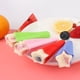 thumbnail image 3 of Bearachild Ice Pop Mold Moldes de tubo en forma de estrella con tapas A prueba de fugas Reutilizable Food Ice Cream Maker Fruit Mold Summer Kitchen Gadgets Type3 NO3 Bearachild HA012506-01, 3 of 6